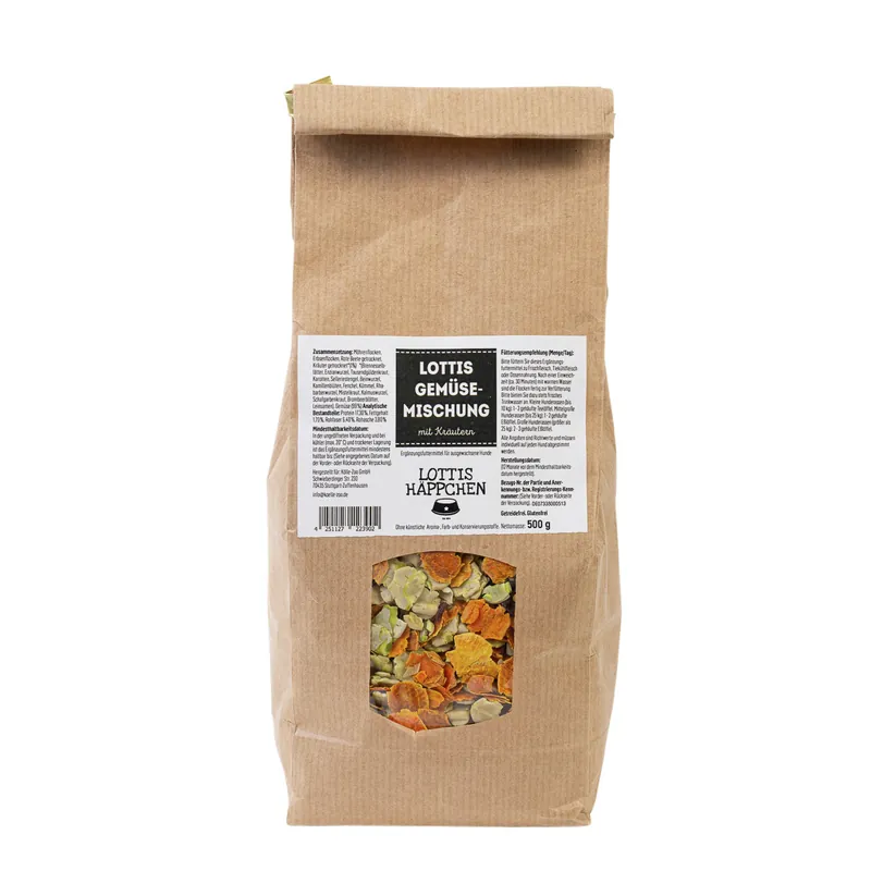 Solange Der Vorrat Reicht LOTTIS HÄPPCHEN Früchte Gemüse Mix 500 g
